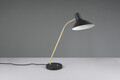 Lampa de masa Traveller, TRIO, 50x20x54 cm, 10W, 1x E27, metal, negru/auriu