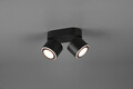 Plafoniera Taurus, TRIO, 18x8.7x10.6 cm, 5W, 2x SMD, metal, negru mat