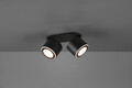 Plafoniera Taurus, TRIO, 18x8.7x10.6 cm, 5W, 2x SMD, metal, negru mat