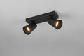 Plafoniera Sharp, TRIO, 28x8.5x16 cm, 10W, 2x GU10, metal, negru mat