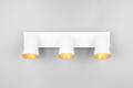 Plafoniera Sharp, TRIO, 46x8.5x16 cm, 10W, 3x GU10, metal, alb mat