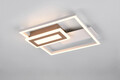 Plafoniera Spiro, RL NOW, 33x30x6.2 cm, 22W, 1x SMD, metal, gri/natur