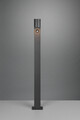 Lampadar de exterior cu senzor Roya, TRIO, 12x15x100 cm, 35W, 1x GU10, aluminiu, antracit