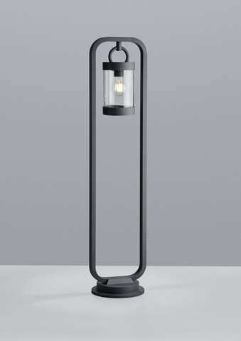 Lampadar de exterior Sambesi, TRIO, 23x21x100 cm, 28W, 1x E27, aluminiu, antracit