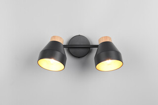 32x15x21 cm, Negru mat;Natur