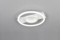 Plafoniera Wheeler, RL, 35x33x4.7 cm, 16W, 1x SMD, metal, alb mat