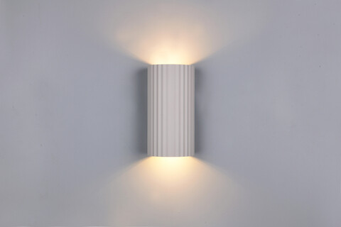 Aplica de perete Soka, TRIO, 9.5x8.5x18 cm, 10W, 2x GU10, metal, gri