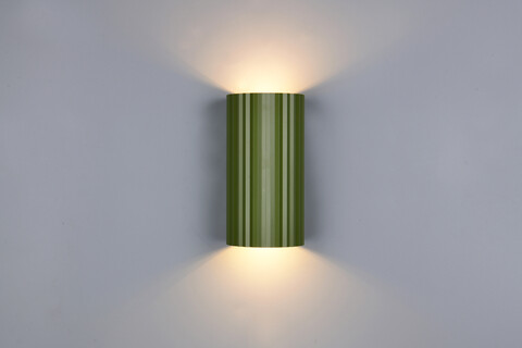 Aplica de perete Soka, TRIO, 9.5x8.5x18 cm, 10W, 2x GU10, metal, verde