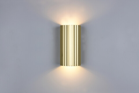 Aplica de perete Soka, TRIO, 9.5x8.5x18 cm, 10W, 2x GU10, metal, auriu