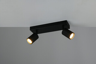 30x9x14.5 cm, Negru mat, Plafoniera