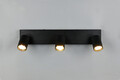 Plafoniera Soka, TRIO, 50x9x14.5 cm, 10W, 3x GU10, metal, negru mat