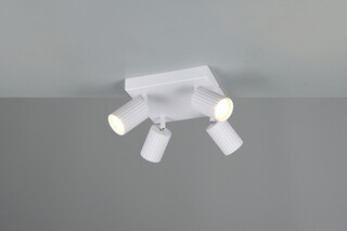 20x20x14.5 cm, Alb mat, Plafoniera