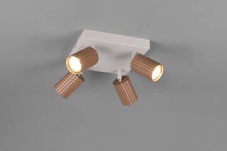 20x20x14.5 cm, Gri;Maro, Plafoniera