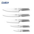 Set 5 cutite si suport Skyline, Cooking by Heinner, inox, argintiu