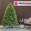 Brad artificial Sersimo, Hollandia, verde cu varfuri verzi, Integral 3D, 180 cm