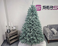Brad artificial Christmas Deluxe by Sersimo, Laponia Select argintiu, integral 3D, 250cm
