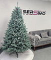 Brad artificial Christmas Deluxe by Sersimo, Laponia Select argintiu, integral 3D, 250cm
