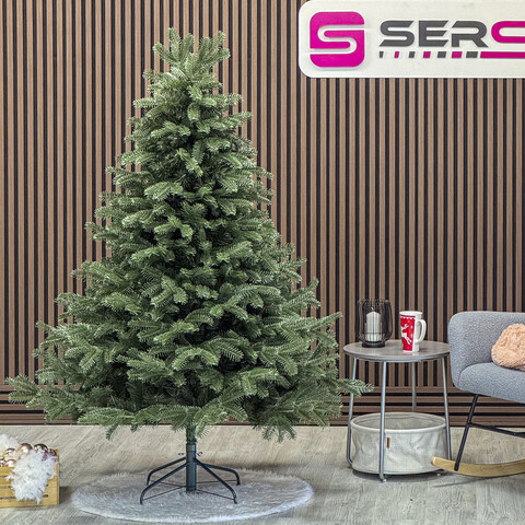 Brad artificial Christmas Deluxe by Sersimo, Norvegia verde, mix 2D+3D, 230 cm
