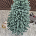 Brad artificial Christmas Deluxe by Sersimo, Laponia Select argintiu, integral 3D, 180cm