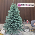 Brad artificial Christmas Deluxe by Sersimo, Laponia Select argintiu, integral 3D, 180cm