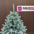 Brad artificial Christmas Deluxe by Sersimo, Laponia Select argintiu, integral 3D, 180cm