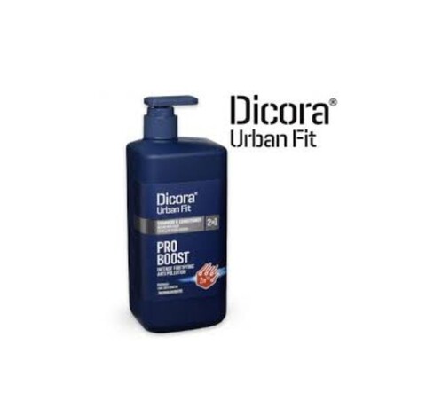 Sampon pentru par fortifiant Pro Boost cu extracte naturale Moringa, Zinc si Biotina 800 ml, Dicora Urban Fit