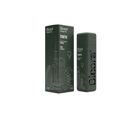 Apa de toaleta pentru barbati, Tokyo, 100 ml, Dicora Urban Fit