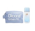 Set apa de toaleta dama Dicora Urban Fit Miami 150ml + geanta cosmetica