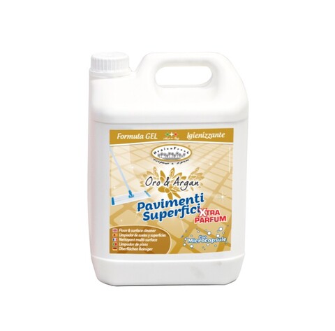 Detergent parfumat pentru pardoseli si multi-suprafete, Aur & Argan, 5l, Hygienfresh