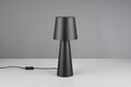 Lampa de masa Nubian, TRIO, 16x40 cm, 10W, 1x E27, metal, negru mat