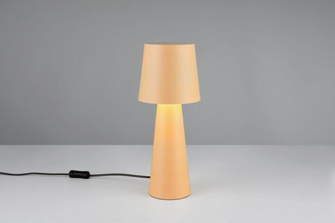 Lampa de masa Nubian, TRIO, 16x40 cm, 10W, 1x E27, metal, bej