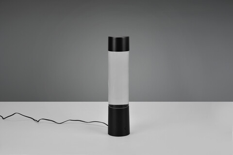 Lampa de masa Glitter, RL, 7.5x34 cm, 0.9W, 1x SMD, plastic, negru mat