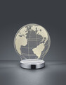 Lampa de masa Globe, RL, 17.5x12x20 cm, 7W, 1x SMD, metal, argintiu