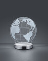 Lampa de masa Globe, RL, 17.5x12x20 cm, 7W, 1x SMD, metal, argintiu
