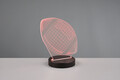 Lampa de masa Football, RL, 17x12x21.5 cm, 3.2W, 1x SMD, metal, negru mat