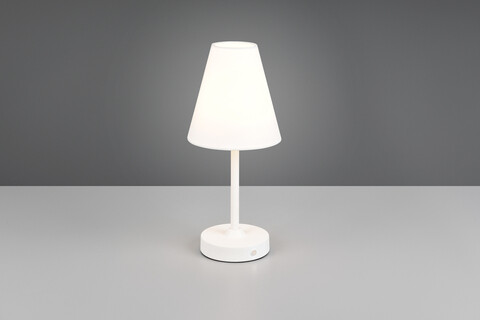 Lampa de masa Kenny, RL, 13x29 cm, 1.5W, 1x SMD, metal, alb