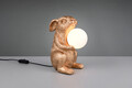 Lampa de masa Rabbit, RL, 21x16x28 cm, 5W, 1x G9, polirasina, auriu