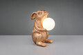 Lampa de masa Rabbit, RL, 21x16x28 cm, 5W, 1x G9, polirasina, auriu