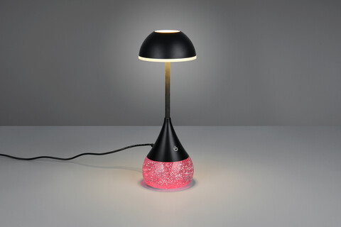 Lampa de masa Tembo, RL, 11x28.3 cm, 4.5W, 1x SMD, plastic, negru