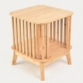 Noptiera Lemn, Homla, 40x40x45 cm, bambus, natur