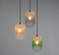 Lustra Cork, TRIO, 30x150 cm, 10W, 3x E27, metal/sticla, multicolor