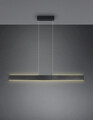 Lustra Galway, TRIO, 150x8.5x150 cm, 35W, 1x SMD, metal, negru mat