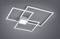 Plafoniera Hydra, TRIO, 65.5x66.5x6.5 cm, 38W, 1x LED, metal, nichel mat