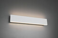 Aplica de perete Concha, TRIO, 47x8 cm, 9W, 2x LED, metal, alb mat