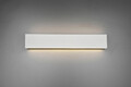 Aplica de perete Concha, TRIO, 47x8 cm, 9W, 2x LED, metal, alb mat