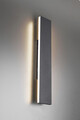 Aplica de perete Concha, TRIO, 47x8 cm, 9W, 2x LED, metal, antracit