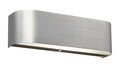 Aplica de perete Adriano, TRIO, 30x6 cm, 3.1W, 2x SMD, aluminiu, argintiu lucios
