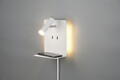 Lampa de perete Element, TRIO, 16x20 cm, 3W / 1.5W, 2x SMD, metal, alb mat