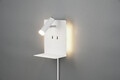Lampa de perete Element, TRIO, 16x20 cm, 3W / 1.5W, 2x SMD, metal, alb mat