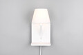 Lampa de perete Comfort, TRIO, 16x18x31 cm, 40W, 1x E14, metal, alb mat
